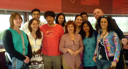 Dana, Naomi and Javed (from left) with Kalsoom and Kyle (third and second from left)